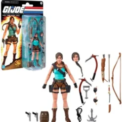 G.I. Joe Classified Series Retro Cardback Collaborative Lara Croft TOMB RAIDER