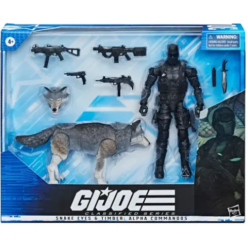 G.I. Joe Classified Series Snake Eyes & Timber: Alpha Commandos