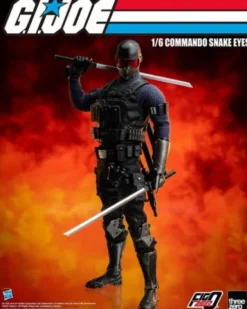 G.I. Joe Figura FigZero 1/6 Commando Snake Eyes 30 cm