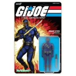 GI Joe Figura ReAction+ Wave 3 Snake Eyes (Cartoon) 10 cm