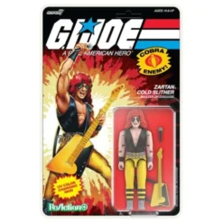 GI Joe Figura ReAction+ Wave 3 Zartan Cold Slither (Cartoon) 10 cm