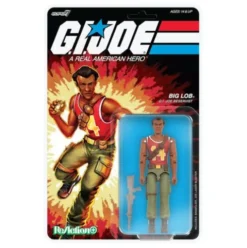 GI Joe (Movie) Figura ReAction+ Wave 5 Big Lob (Movie) 10 cm