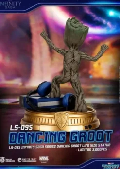 Guardianes de la Galaxia 2 Estatua tamaño real Dancing Groot Exclusive 32 cm