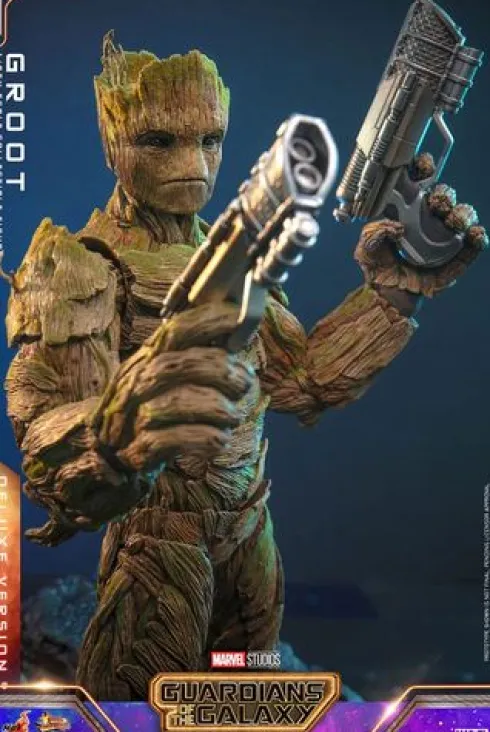 Guardianes de la Galaxia vol. 3 Figura Movie Masterpiece 1/6 Groot (Deluxe Version) 32 cm