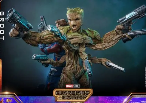 Guardianes de la Galaxia vol. 3 Figura Movie Masterpiece 1/6 Groot (Deluxe Version) 32 cm