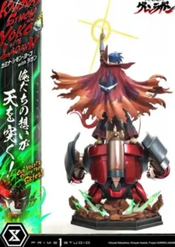 Gurren Lagann Estatua Ultimate Premium Masterline Series 1/4 Kamina, Simon & Yoko with Lagann 97 cm