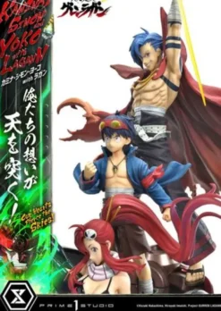 Gurren Lagann Estatua Ultimate Premium Masterline Series 1/4 Kamina, Simon & Yoko with Lagann 97 cm
