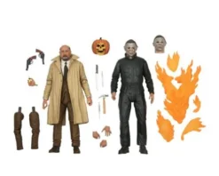 Halloween II Pack de 2 Figuras Ultimate Michael Myers & Dr Loomis 18 cm