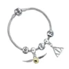 Harry Potter Brazalete Charm Set Deathly Beads (bañado en plata)