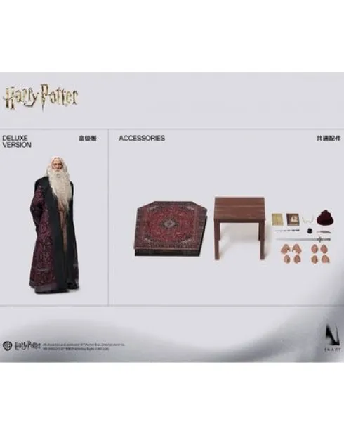 Harry Potter INART Albus Dumbledore Figura 1/6 Deluxe Version