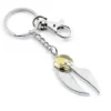 Harry Potter Llavero Golden Snitch (bañado en plata)