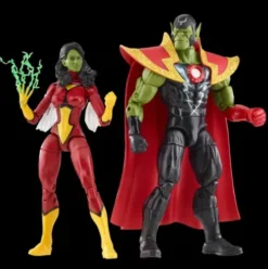 Hasbro Marvel Legends Series Skrull Queen and Super-Skrull