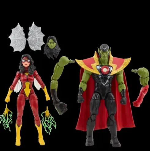 Hasbro Marvel Legends Series Skrull Queen and Super-Skrull
