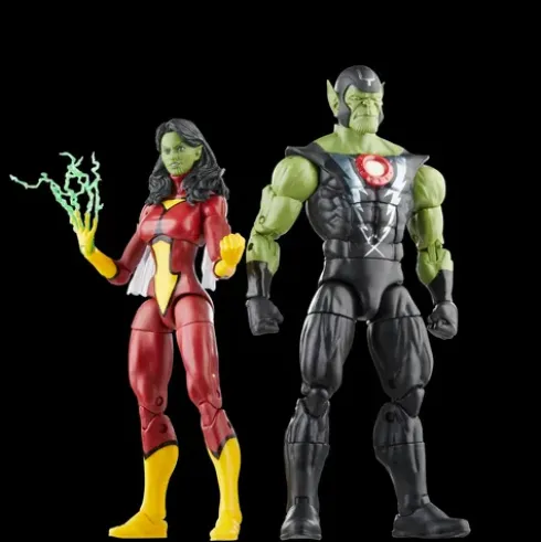 Hasbro Marvel Legends Series Skrull Queen and Super-Skrull