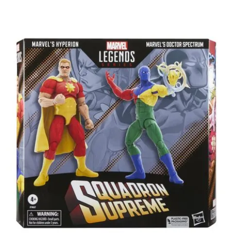 Hasbro Marvel Legends Series Squadron Supreme Marvel’s Hyperion and Marvel’s Doctor Spectrum