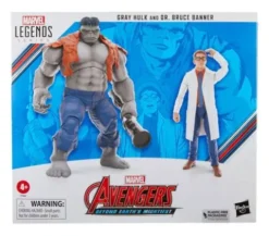Hasbro Marvel Legends Series Gray Hulk and Dr. Bruce Banner