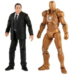 Hasbro Marvel Legends Series Happy Hogan and Iron Man Mark 21