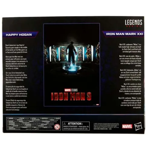 Hasbro Marvel Legends Series Happy Hogan and Iron Man Mark 21