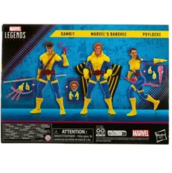 Hasbro Marvel Legends Series: Marvel’s Banshee, Gambit, & Psylocke