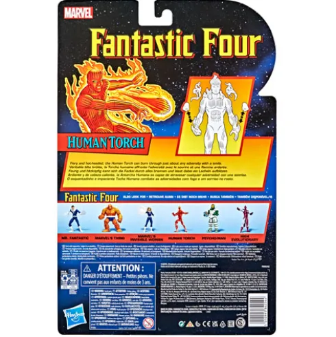 Hasbro Marvel Legends Series Retro Fantastic Four The Human Torch