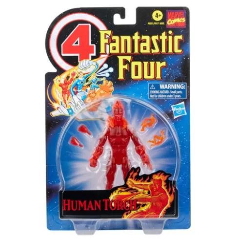 Hasbro Marvel Legends Series Retro Fantastic Four The Human Torch