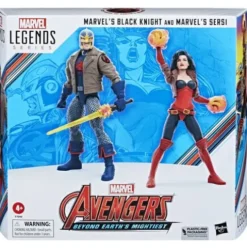 Hasbro Marvel Legends Series Marvel’s Black Knight and Marvel’s Sersi
