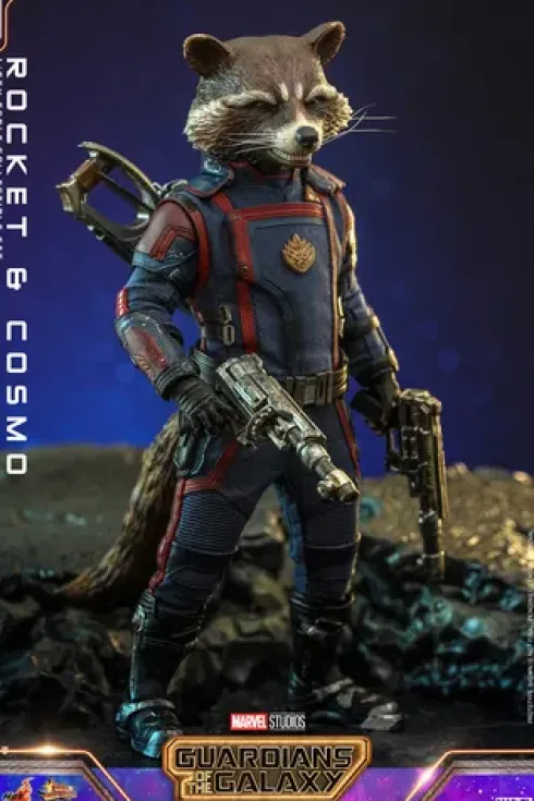 Hot Toys Guardians Of Galaxy Vol. 3 1/6 Rocket and Good Dog Cosmo