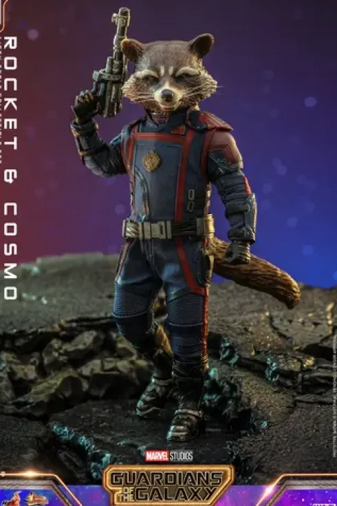 Hot Toys Guardians Of Galaxy Vol. 3 1/6 Rocket and Good Dog Cosmo