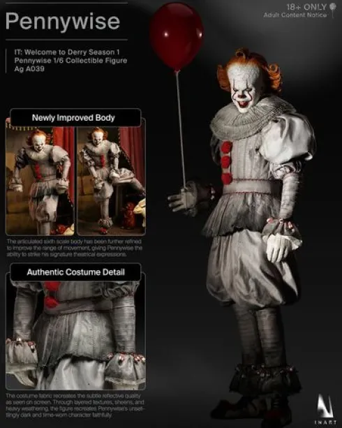 INART Figura 1/6 IT: Welcome to Derry Pennywise