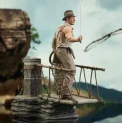 Indiana Jones and the Temple of Doom Indiana Jones (Rope Bridge Standoff) Deluxe Gallery Diorama