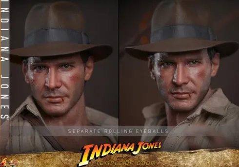 Indiana Jones y El Templo Maldito Figura Movie Masterpiece 1/6 Indiana Jones Deluxe Version