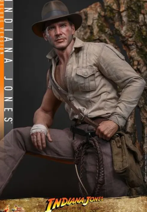 Indiana Jones y El Templo Maldito Figura Movie Masterpiece 1/6 Indiana Jones Deluxe Version