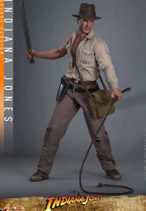 Indiana Jones y El Templo Maldito Figura Movie Masterpiece 1/6 Indiana Jones Deluxe Version