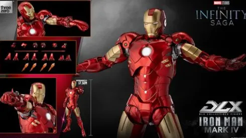 Infinity Saga Figura 1/12 DLX Iron Man Mark 4