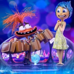 Inside Out 2 Estatua 1/10 Deluxe Art Scale Joy and Anxiety 26 cm