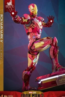 Iron Man Figura Movie Masterpiece Diecast 1/6 Iron Man Mark VI (Fractal Armor) Hot Toys Exclusive 33 cm