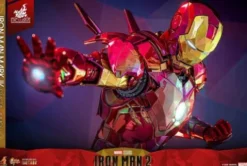 Iron Man Figura Movie Masterpiece Diecast 1/6 Iron Man Mark VI (Fractal Armor) Hot Toys Exclusive 33 cm
