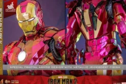 Iron Man Figura Movie Masterpiece Diecast 1/6 Iron Man Mark VI (Fractal Armor) Hot Toys Exclusive 33 cm