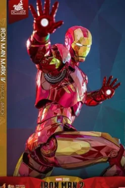 Iron Man Figura Movie Masterpiece Diecast 1/6 Iron Man Mark VI (Fractal Armor) Hot Toys Exclusive 33 cm
