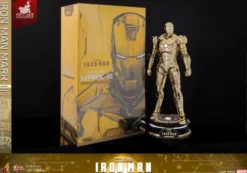 Iron Man Figura Movie Masterpiece Diecast 1/6 Iron Man Mark III (Gold Color Version) Hot Toys Exclusive 33 cm