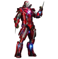 Iron Man 3 Figura Movie Masterpiece 1/6 Silver Centurion (Armor Suit Up Version) 32 cm
