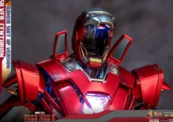 Iron Man 3 Figura Movie Masterpiece 1/6 Silver Centurion (Armor Suit Up Version) 32 cm