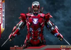 Iron Man 3 Figura Movie Masterpiece 1/6 Silver Centurion (Armor Suit Up Version) 32 cm
