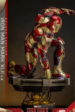 Iron Man 3 Figura Movie Masterpiece 1/6 Iron Man Mark XLII (2.0) Deluxe Version