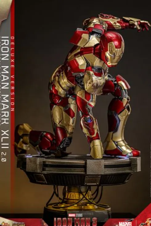 Iron Man 3 Figura Movie Masterpiece 1/6 Iron Man Mark XLII (2.0) Deluxe Version