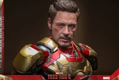 Iron Man 3 Figura Movie Masterpiece 1/6 Iron Man Mark XLII (2.0) Deluxe Version