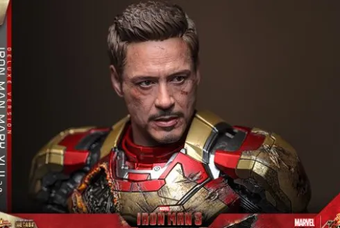 Iron Man 3 Figura Movie Masterpiece 1/6 Iron Man Mark XLII (2.0) Deluxe Version