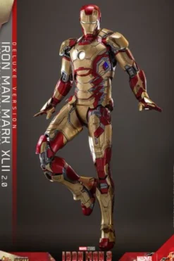 Iron Man 3 Figura Movie Masterpiece 1/6 Iron Man Mark XLII (2.0) Deluxe Version