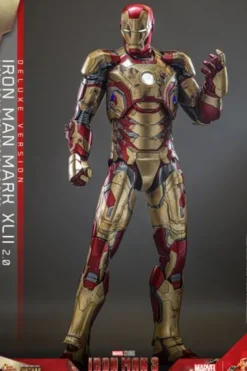 Iron Man 3 Figura Movie Masterpiece 1/6 Iron Man Mark XLII (2.0) Deluxe Version