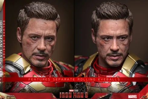 Iron Man 3 Figura Movie Masterpiece 1/6 Iron Man Mark XLII (2.0) Deluxe Version
